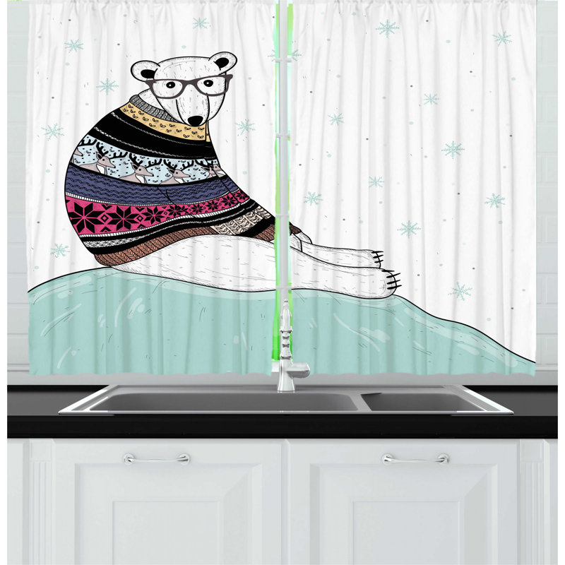 Pointed Kitchen Curtain