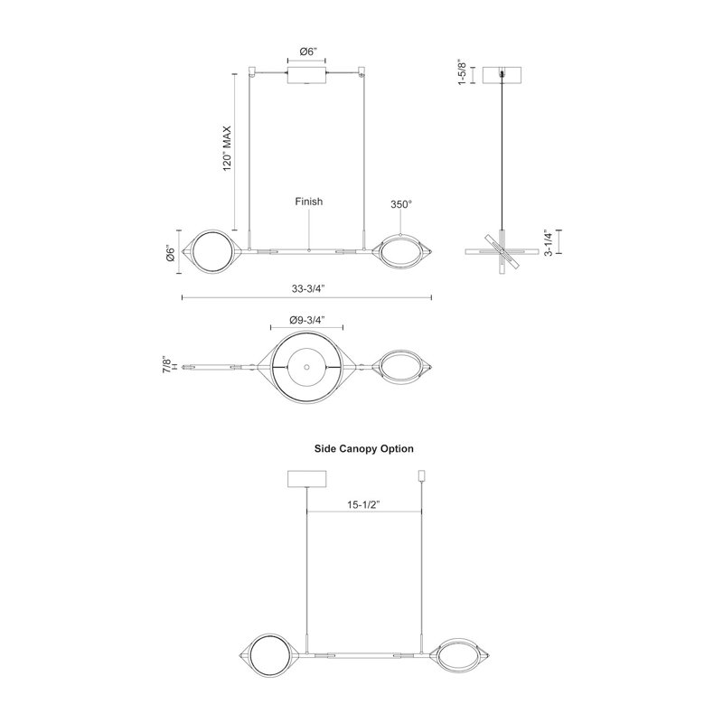 Serif 3 - Light LED Pendant