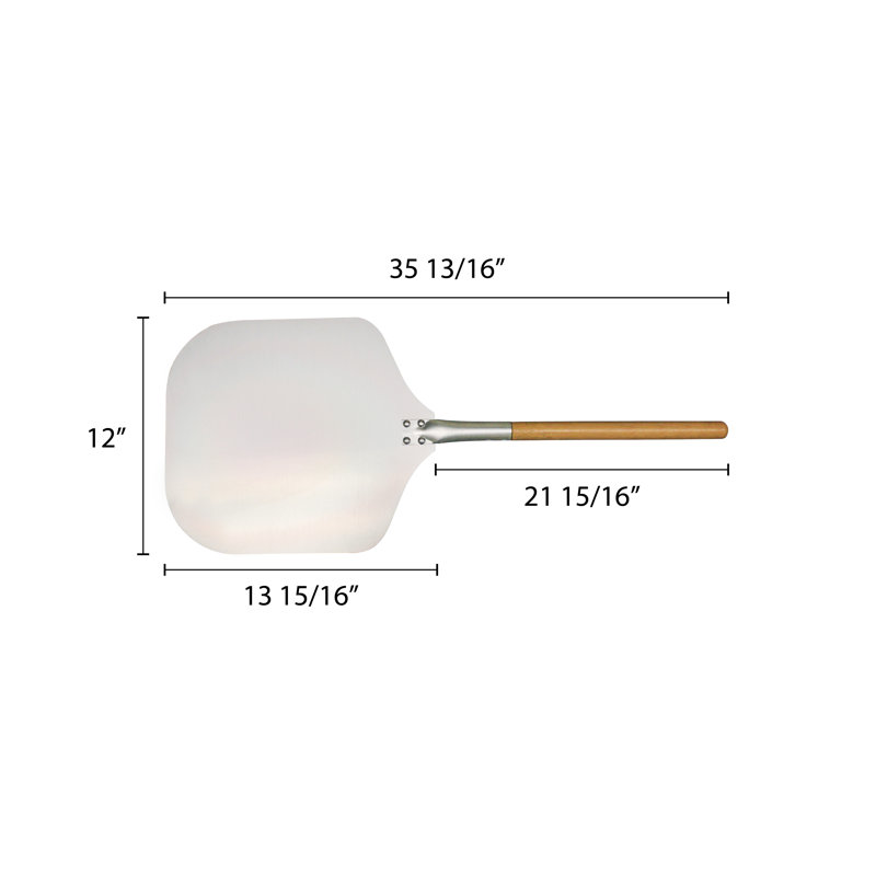 Élévateur à pizza en aluminium thunder group inc., H 1 po x l 12 po x P 35,81 po