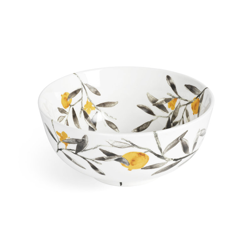 Pomegranate Handmade Porcelain Rice Bowl