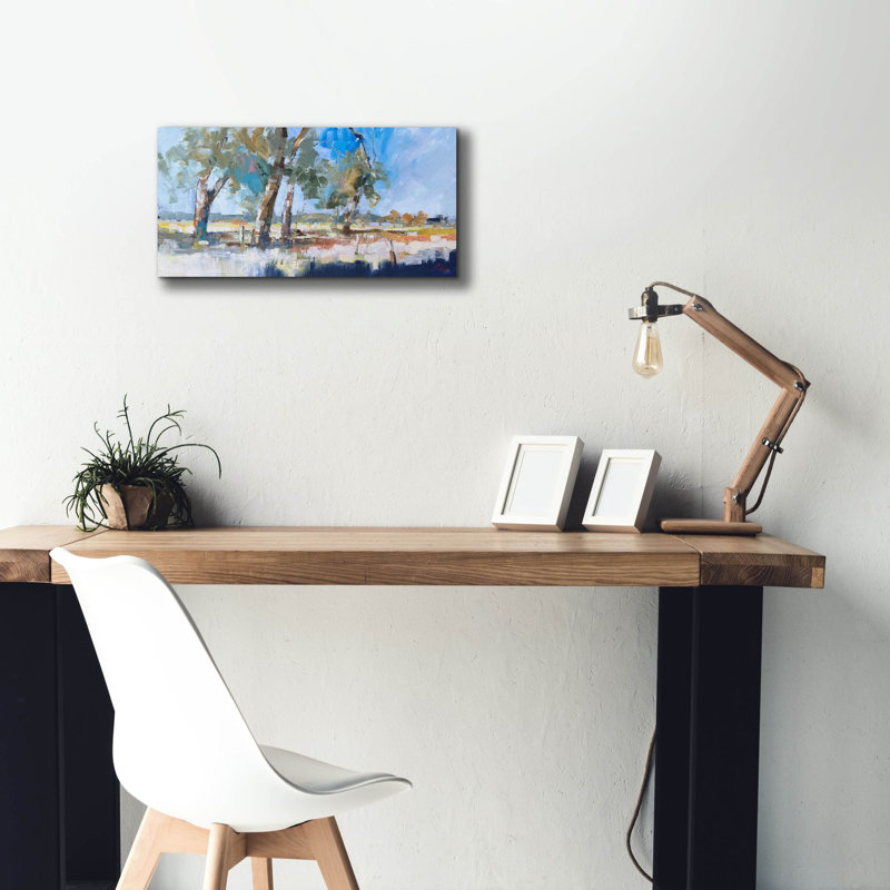  «Summer Crop» par Craig Trewin, art mural sur toile 24 po x 12 po, H 12 po x l 24 po