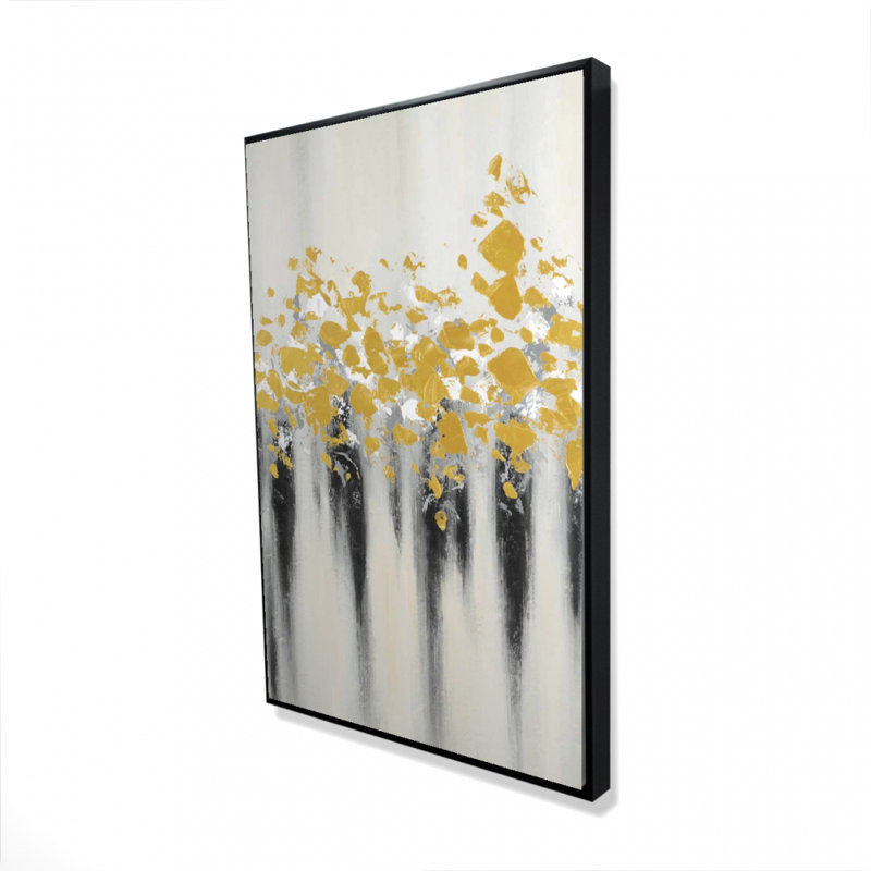 " Small Golden Spots ", 36" H x 24" W