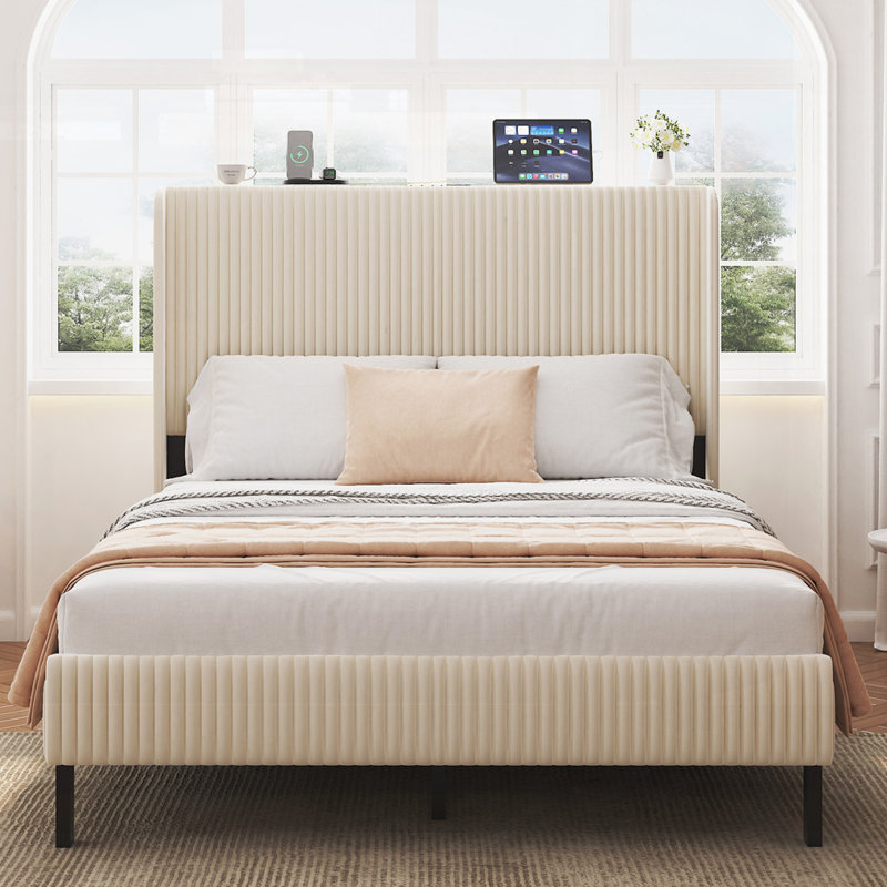 Lit plateforme double, Complète