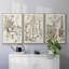 «Sepia Botanical Journal IV», ensemble de 3 reproductions de photos sur toile-97710285-97710288