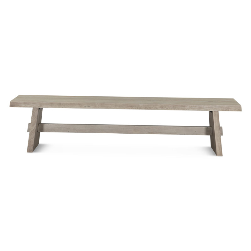 Acadia 79" Bench In Coffee Bean, Beige