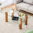 Cloud Coffee Table With 4 Solid Legs