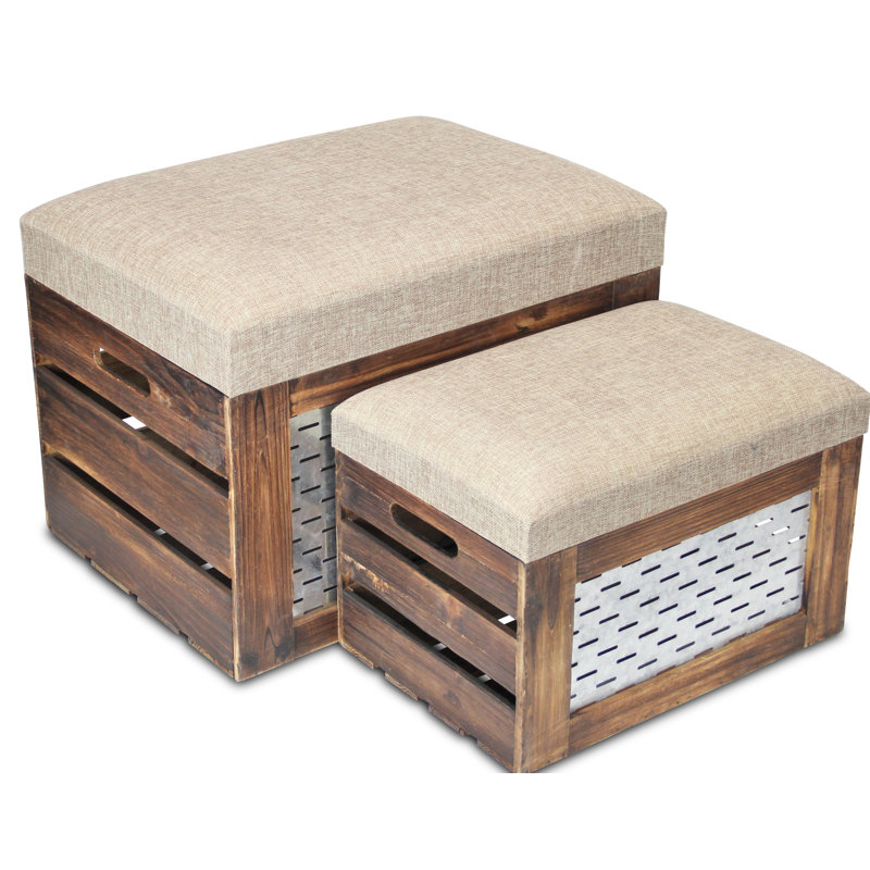 Feinberg Linen Upholstered Storage Bench