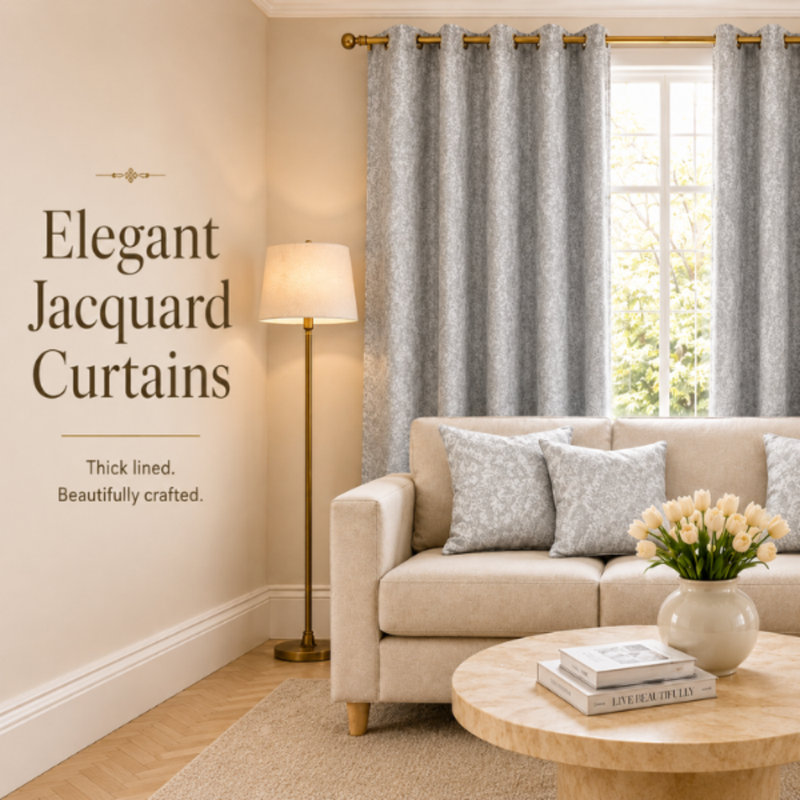 100% Cotton Blackout Curtain Panel Pair, 66X90 INCH