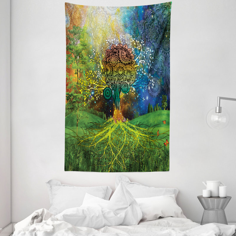 Ethnic Mother Earth Theme Tapestry, 230cm H x 140cm W