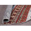 Tapis rouge Boho, tapis turcs, tapis de décoration intérieure, petits tapis de 3,1 pi x 3,1 pi, tapis rétro