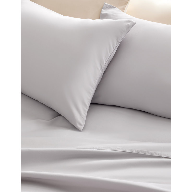 Sheet Set, Queen Sheet Set + 1 Fitted Sheet + 2 Pillowcases, Gray