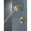 Nicoli Single-Function Shower Faucet Set, Shower Trim Kit with H2Okinetic Shower Head and Valve-84420491