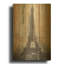 «Rustic Eiffel Tower» par Karen Smith, art mural en métal doré, 16 po x 24 po-133336894
