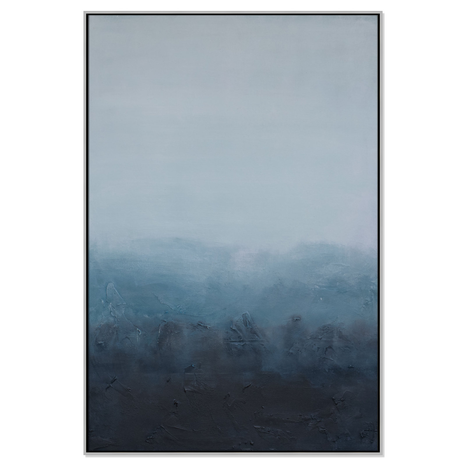 Elemental I Print by S.H. Khan, Silver Floater, 41.5'' W x 61.5'' H