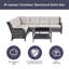 6 - Person Modular Patio Conversation Set with Cushions