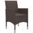 Dining Set Solid Acacia Wood Medium Durable-821234143