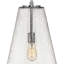 Luminaire suspendu conique à 1 lumière Evanne-48822265