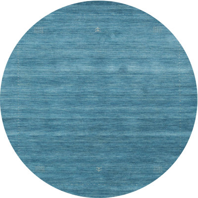 Tapis de zone bleu contemporain