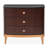 Camellia Field 3-Drawer Nightstand with Marble Top