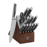 HENCKELS Graphite 14-Piece Self-Sharpening Block Set - Brown