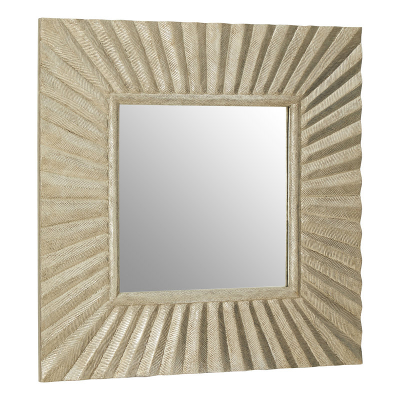 Ingersoll Solid Wood Flat Wall Mirror