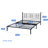 Steel Platform Bed Frame-23706177-23706182