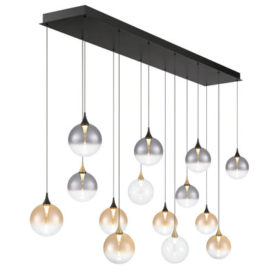 Iissa 14L 72" Mix Chandelier