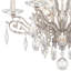 Filigrae 6 Light 23in x 18.5in Semi-Flush Mount in Antique Silver with Clear Heritage Handcut Crystals-433099631
