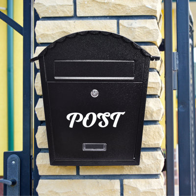 Crugers Metal Wall Mounted Post Box