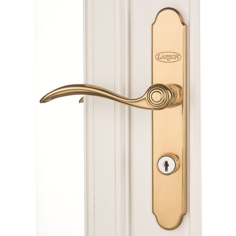 QuickFit Curved Handle (for Larson doors only), Brass