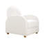 Chaise d'appoint rembourrée, chaise inclinable