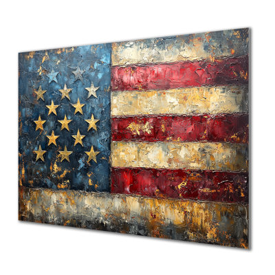 Drapeau des États-Unis, «Emancipation Proclamation I» - États-Unis, art en métal