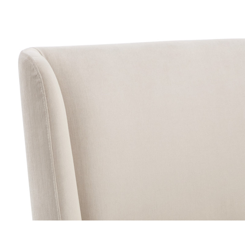 Amita Upholstered Dining Chair, Cream