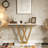 43 Inch Console Table, Industrial Entryway Hallway Table-1672257200