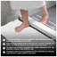 2 Piece Set Rectangle/U-shaped Bath Mat-19840748