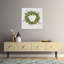 Festive Christmas Wreath Abstract Colorful Vibrant Nature Winter Wall Art Print 1 Piece Wrapped Canvas Wall Art-1866444463