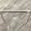 Demi-douche, 34 1/8 po x 72 po, verre trempé 72 po, magnifique-120996456