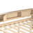 Full Size Daybed With Trundle,Wood Daybed Frame with Storage Drawers,Side Shelves and Desk,Golden-781719959-781719958