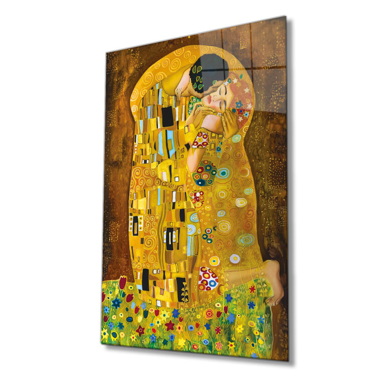 Superbe peinture décorative en verre trempé de 23,6 po x 35,4 po | 100% verre trempé, épaisseur: 0,16 pouce | Parfait pour la décoration intérieure, l'esthétique moderne et l'art mural élégant
