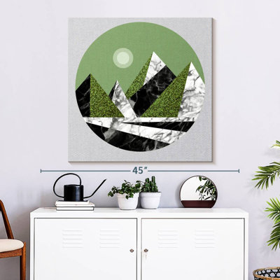 Alvord Abstract Green Mountains