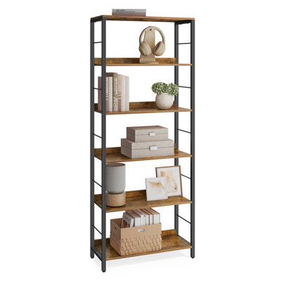 Aftyn 60 cm W Steel Etagere Bookcase