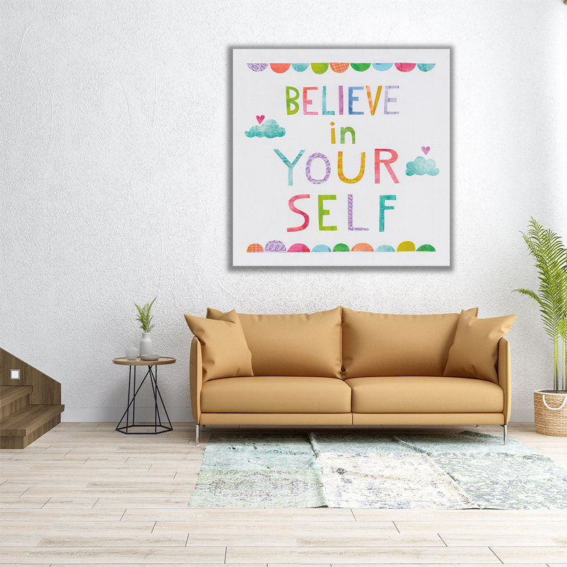 Licorne magique VI - reproduction d'art sur toile, H 20 po x l 20 po