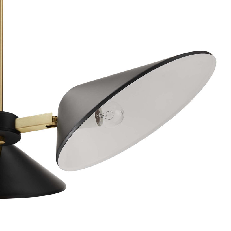Luminaire suspendu à 3 lumières 3 "Journey par Modway, Noir