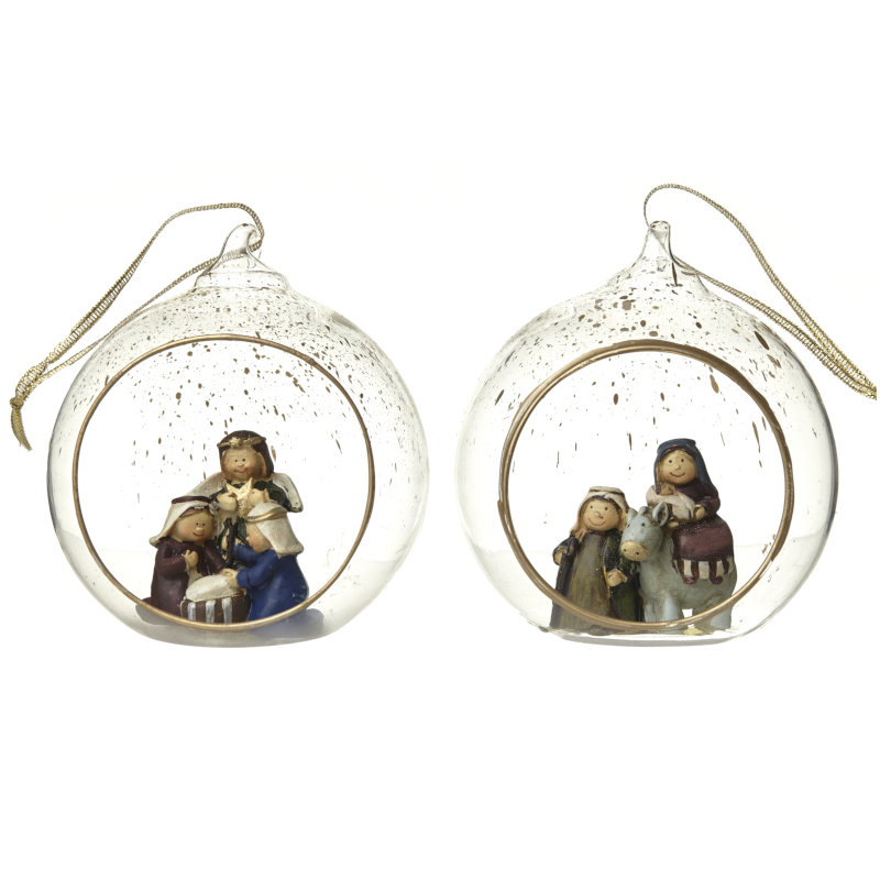 10cm Wood Hanging Figurine Ornament