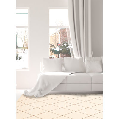 Kashkuli Gabbeh Cream Rug 6'7" x 9'8"