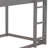 Bunk Bed Twin Over Low Gray - House-Shaped For Sound Sleep With House Style Sweet Dreams-1249333660