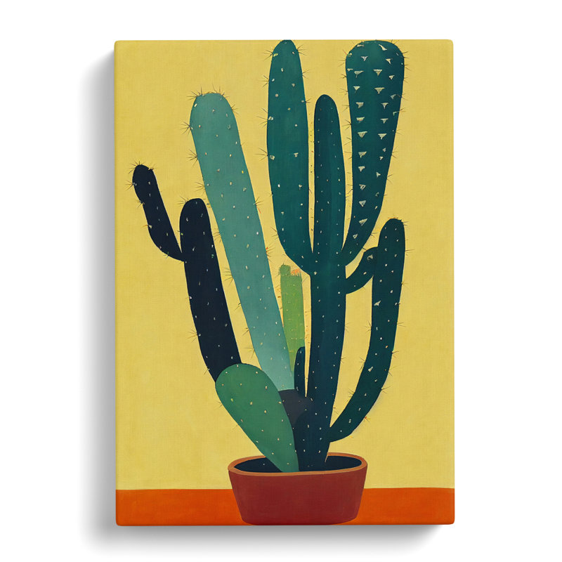 Cactus Cacti Vol.1 - Wrapped Canvas, 60cm H x 40cm W x 3cm D