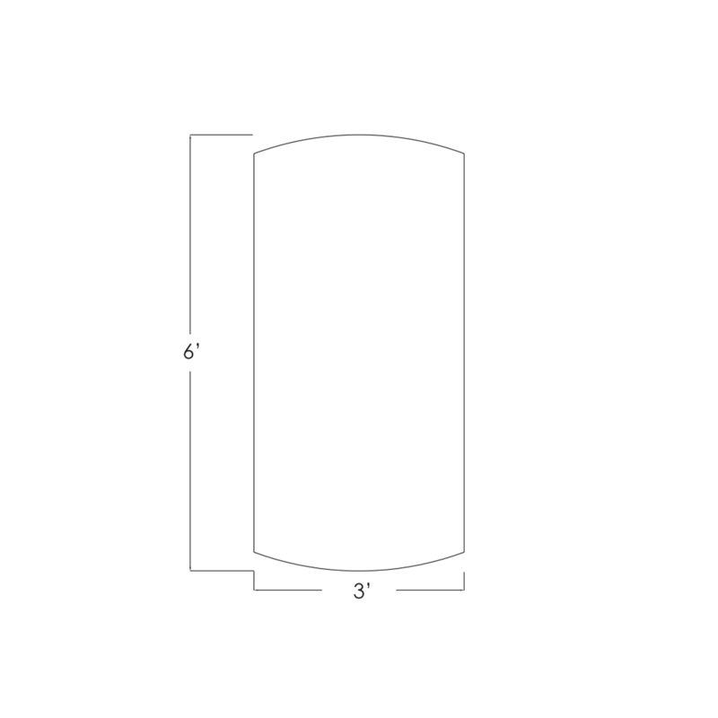Table de conférence Pavert Arc Unité électrique, H 30 po x l 72 po x P 36 po, Blanc classique, Argent