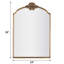 Miroir mural arqué en métal de style baroque-2056366266-2056366263