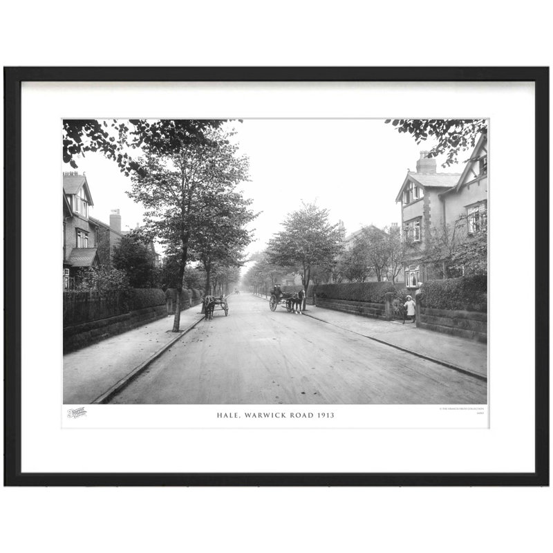 Hale, Warwick Road 1913 by Francis Frith - Single Picture Frame Print, 60cm H x 80cm W x 2.3cm D
